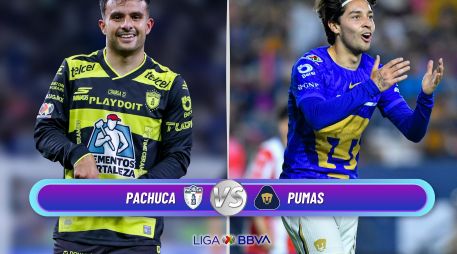 Para los aficionados que no asistan al Estadio Hidalgo, el encuentro entre Pachuca y Pumas contará con transmisión exclusiva por FOX. ESPECIAL / IMAGO7 y CANVA