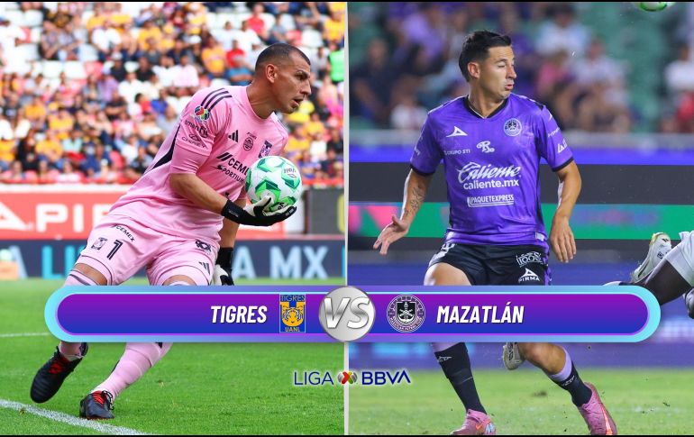 Tigres buscará amarrar su clasificación a la Liguilla del Clausura 2026 cuando reciba a Mazatlán en el Volcán. ESPECIAL / IMAGO7 y CANVA