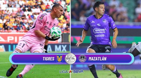 Tigres buscará amarrar su clasificación a la Liguilla del Clausura 2026 cuando reciba a Mazatlán en el Volcán. ESPECIAL / IMAGO7 y CANVA