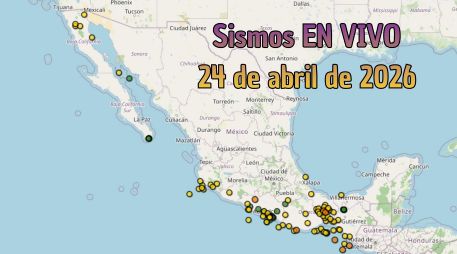 EN VIVO | Sismos en México | Viernes 24 de abril. ESPECIAL / SSN