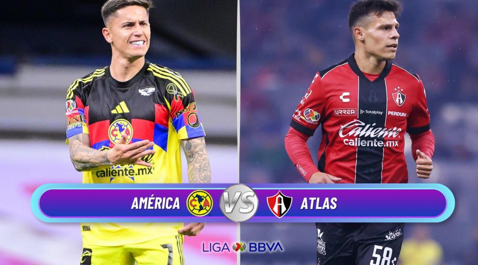 América y Atlas se enfrentan en un duelo decisivo por la J17 del Clausura 2026 de la Liga MX, buscando asegurar su lugar en la Fase Final. ESPECIAL / IMAGO7 y CANVA
