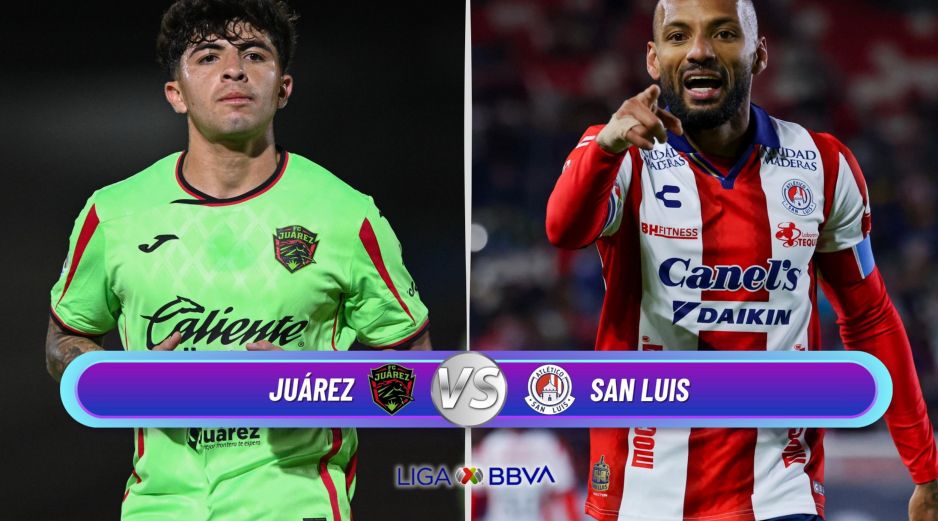 Juárez y Atlético de San Luis disputan su último partido del Clausura 2026 en el Estadio Olímpico Benito Juárez. ESPECIAL / IMAGO7 y CANVA