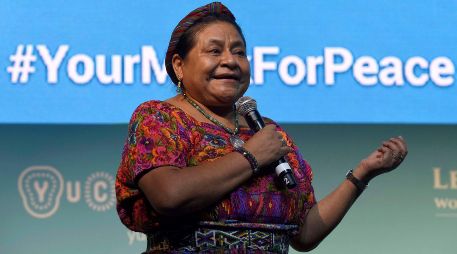 La estrategia de la Secretaría de Relaciones Exteriores contempla objetivos muy específicos para el día a día de Rigoberta Menchú. EFE/ARCHIVO