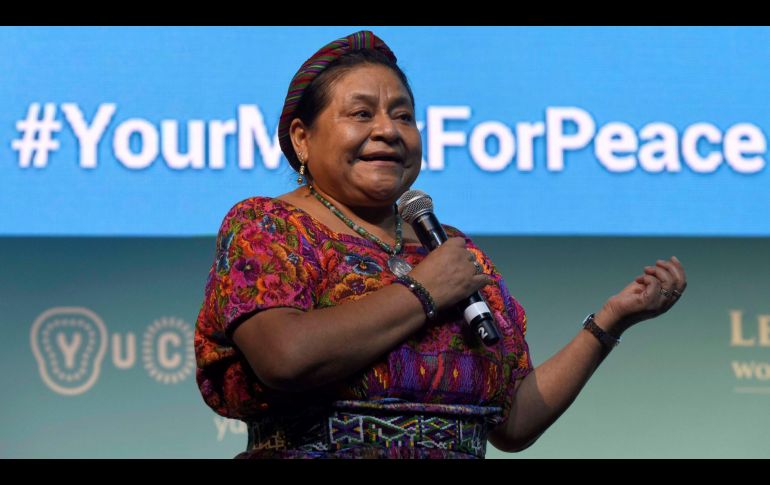 La estrategia de la Secretaría de Relaciones Exteriores contempla objetivos muy específicos para el día a día de Rigoberta Menchú. EFE/ARCHIVO