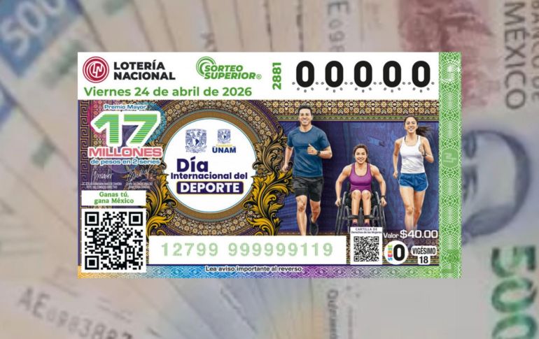 Si la suerte te acompaña, podrías convertirte en uno de los grandes ganadores. ESPECIAL/LOTERÍA NACIONAL