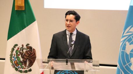 Roberto Velasco Álvarez reafirma ante la ONU su compromiso con paz, derechos humanos y desarrollo sostenible. ESPECIAL/ONU MÉXICO