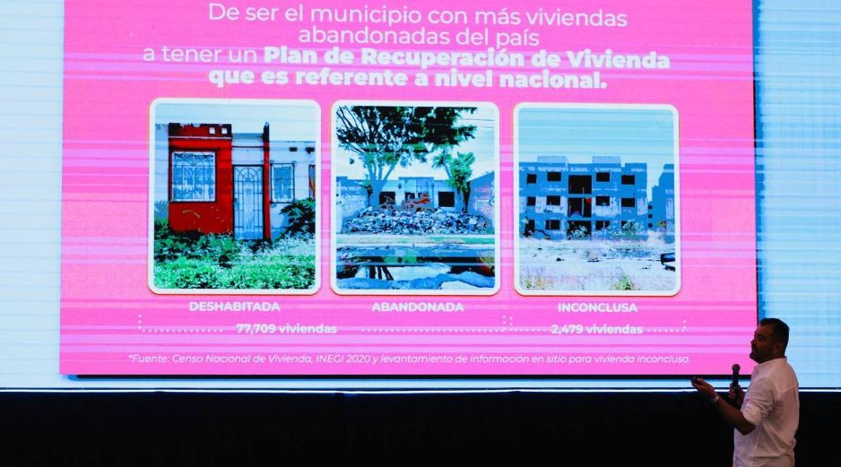 Durante la 15ª edición de la Cámara Nacional de la Industria de Desarrollo y Promoción de Vivienda, el presidente municipal de Tlajomulco destacó los avances que colocan al municipio como líder en desarrollo urbano y recuperación de vivienda. X/GerardoQuirinoV