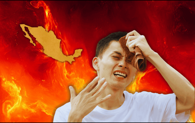 Una intensa circulación anticiclónica en los niveles medios de la atmósfera es la principal responsable de esta severa onda de calor que castiga implacablemente al país. ESPECIAL / CANVA