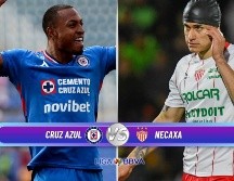 El encuentro entre Cruz Azul y Necaxa, correspondiente a la J17 del Torneo Clausura 2026, se disputará este domingo 26 de abril. ESPECIAL / IMAGO7 y CANVA