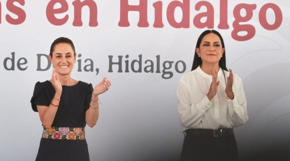 Ariadna Montiel acompañó a la Presidenta Claudia Sheinbaum a un evento en Hidalgo este sábado. INSTAGRAM/ariadmanoltielreyes