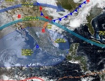 En el pronóstico extendido de 72 a 96 horas, se anticipa un incremento adicional en las temperaturas y una disminución general en las lluvias. ESPECIAL/ SMN.