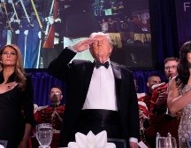 Donald Trump se encuentra bien tras el incidente ocurrido en una cena con corresponsales en Washington. EFE/Y. Gripas