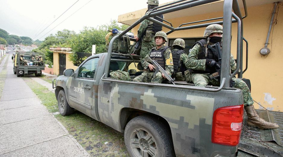 El Ejército y la Guardia Nacional han reforzado su presencia en Colima.  EFE