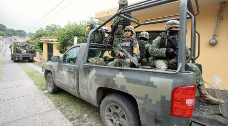 El Ejército y la Guardia Nacional han reforzado su presencia en Colima.  EFE