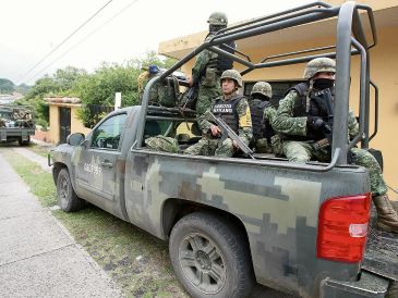 El Ejército y la Guardia Nacional han reforzado su presencia en Colima.  EFE