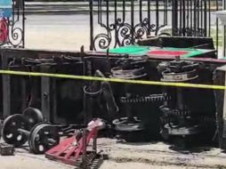 Las autoridades municipales indicaron que ninguno de los vagones presentó problemas, ni los rieles, ya que solo la maquinaria se atoró, provocando que se volteara. ESPECIAL