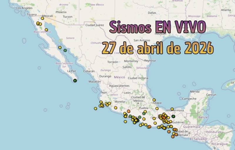 EN VIVO | Sismos en México | Lunes 27 de abril. ESPECIAL / SSN