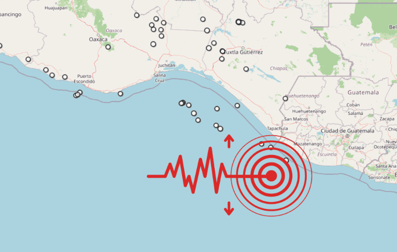 Sismos en Chiapas. ESPECIAL / SSN&nbsp;