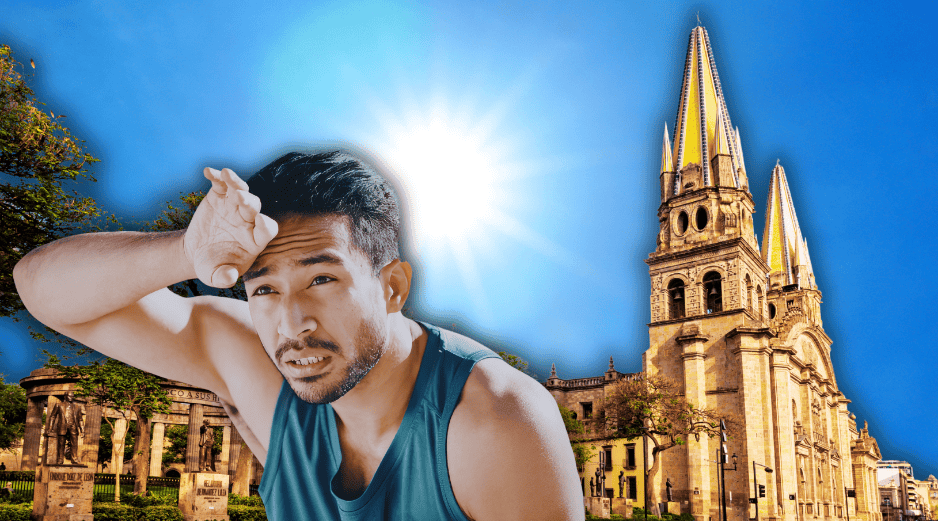 De acuerdo con los reportes meteorológicos más actualizados de la Conagua, el pico máximo de calor en Guadalajara llegará durante la tarde. ESPECIAL / CANVA