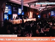 Donald Trump, confirmó el sábado por la noche que el autor del tiroteo en la cena de corresponsales de la Casa Blanca se encuentra bajo custodia. Xinhua/ARCHIVO