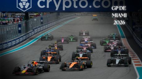 Las acciones del fin de semana, en el regreso de la F1, se llevarán a cabo del viernes 1 al domingo 3 de mayo en el Autódromo Internacional de Miami. ESPECIAL / AFP y CANVA
