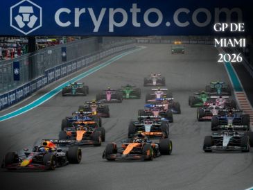 Las acciones del fin de semana, en el regreso de la F1, se llevarán a cabo del viernes 1 al domingo 3 de mayo en el Autódromo Internacional de Miami. ESPECIAL / AFP y CANVA