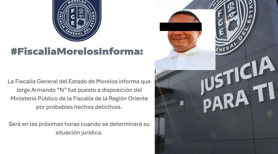 Esto sabemos sobre la detención del alcalde de Tlalnepantla de Baz. ESPECIAL / FISCALÍA DE MORELOS