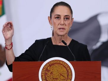 La Mandataria declaró en su conferencia de prensa diaria que: "Debemos estar en contra siempre de la violencia, más la violencia política para resolver problemas".EFE/M. Guzmán