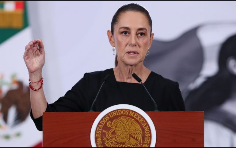 La Mandataria declaró en su conferencia de prensa diaria que: 