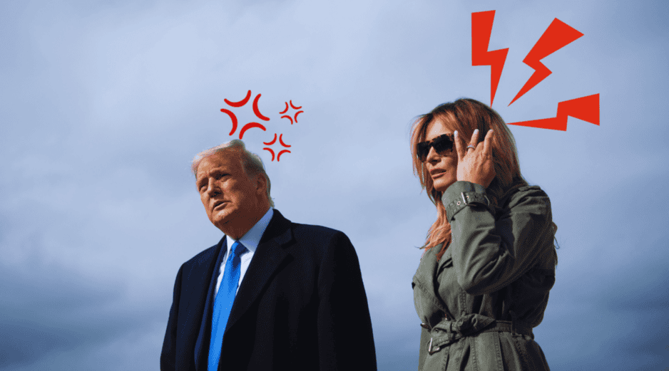 Melania Trump acusa al conductor de difundir odio y cuestiona que se le permita entrar a los hogares estadounidenses cada noche. AFP / ARCHIVO