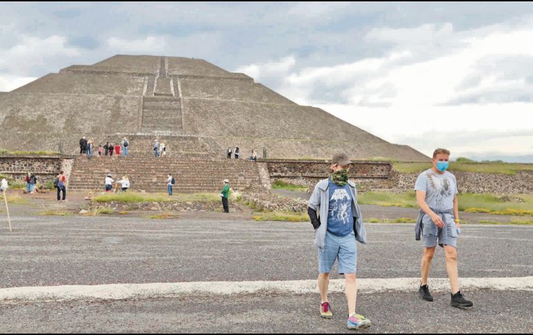 Por instrucciones de la Presidenta, se implementó un reforzamiento inmediato de la seguridad, permitiendo que las operaciones turísticas en la zona arqueológica continúen con normalidad. SUN/ARCHIVO