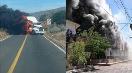 Detonaciones de arma de fuego, bloqueos e incendios se registraron en partes de Nayarit como reacción al arresto de 
