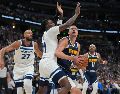 Nikola Jokic demostró un alto desempeño frente a la manada de Minnesota. AP