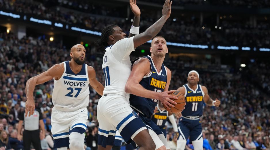 Nikola Jokic demostró un alto desempeño frente a la manada de Minnesota. AP