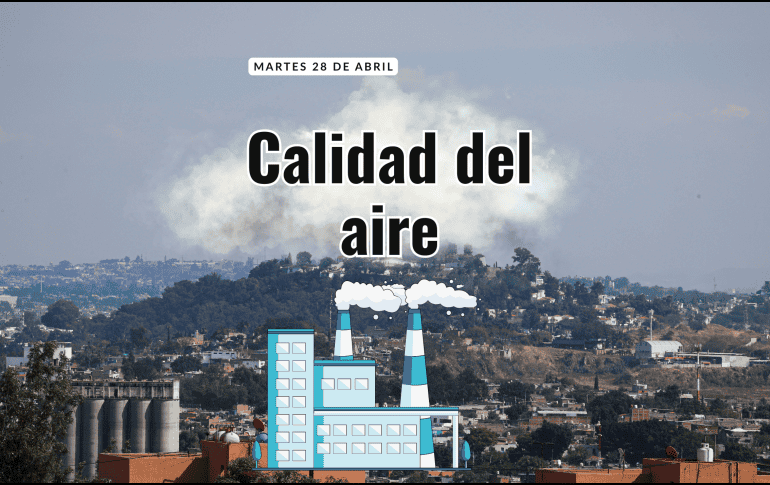 Este martes 28 de abril se registra buena calidad de aire en el Área Metropolitana de Guadalajara (AMG) en Santa Margarita con 33 puntos IMECA. EL INFORMADOR / ARCHIVO