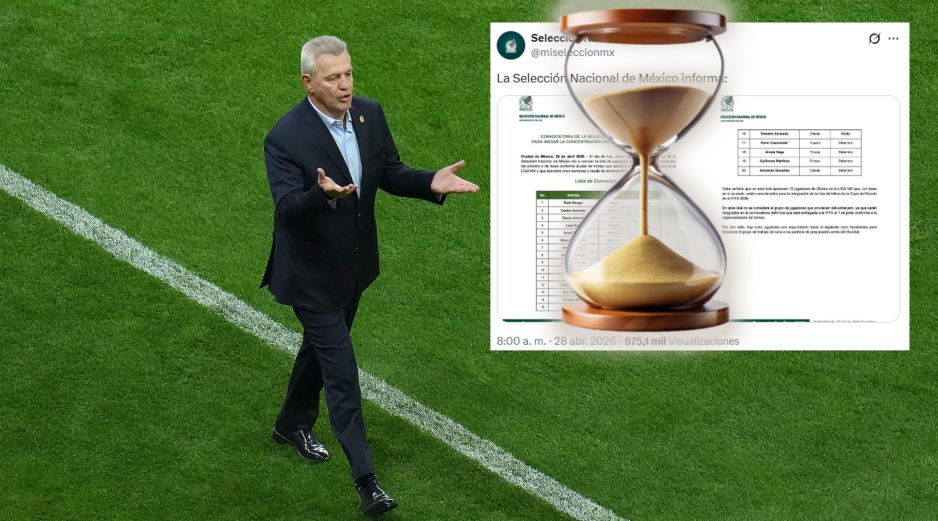 Finalmente apareció la lista de Javier Aguirre de concentración previa a la lista final de México rumbo al Mundial 2026. IMAGO7 / ARCHIVO