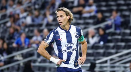 Sergio Canales se despide de la afición de los Rayados de Monterrey tras su llegada al equipo en el Torneo Apertura 2023. IMAGO7