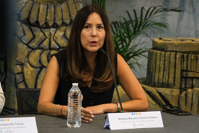 Bibiana Tenorio, directora de Turismo de Zapopan, destacó la importancia que tendrá esta exposición, tanto para Zapopan como municipio sede, como para el resto de la Zona Metropolitana de Guadalajara. EL INFORMADOR / ARCHIVO&nbsp;