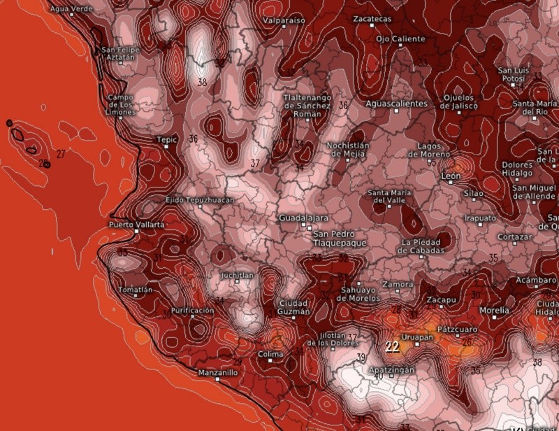 &nbsp;CORTESÍA/ Unidad Estatal de Protección Civil y Bomberos Jalisco