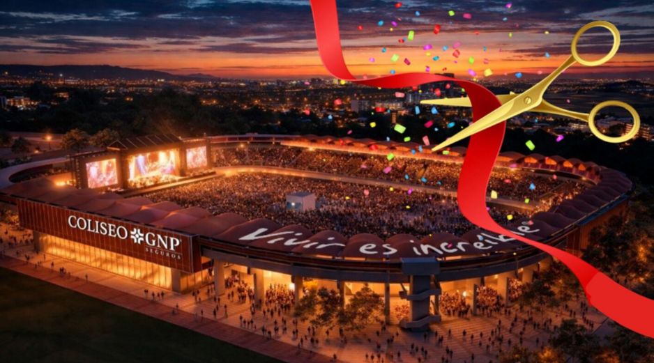 El histórico Estadio 3 de Marzo iniciará una nueva etapa al transformarse en el Coliseo GNP Seguros. OCESA/ESPECIAL