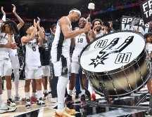San Antonio aseguró el pase y ahora espera rival entre Timberwolves y Nuggets. AFP/ M. GONZALES