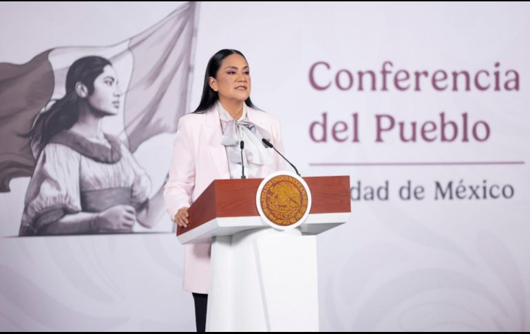 En redes sociales, Ariadna Montiel confirmó que busca participar en la elección de la Presidencia Nacional de Morena. ESPECIAL/Presidencia de México