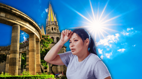 Este incremento drástico en los termómetros responde a un fuerte sistema anticiclónico que mantiene bloqueada cualquier probabilidad de lluvia en toda la región occidente del país. ESPECIAL / CANVA