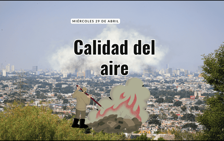 Estemiércoles 29 de abril se registra buena calidad de aire en el Área Metropolitana de Guadalajara (AMG) en Santa Margarita con 16 puntos IMECA. EL INFORMADOR / ARCHIVO