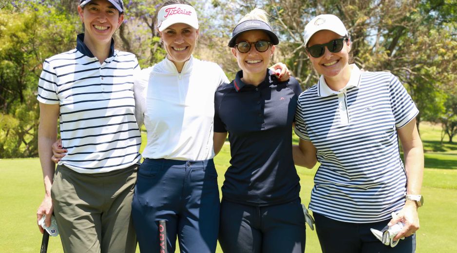 Marisa Creixell, Ana Gaby Gudiño, Nuria Bernal y María Amparo Álvarez. GENTE BIEN JALISCO / Revista del 1 de mayo 2026