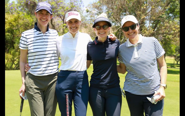 Marisa Creixell, Ana Gaby Gudiño, Nuria Bernal y María Amparo Álvarez. GENTE BIEN JALISCO / Revista del 1 de mayo 2026