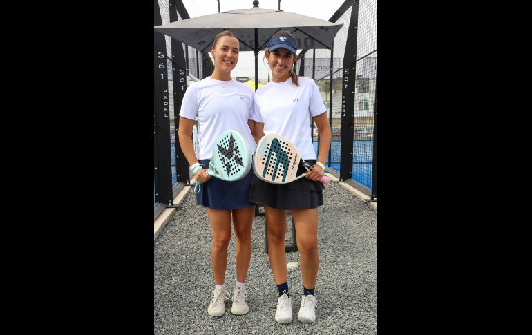 Paulina Gutiérrez y Nicole Esquer. GENTE BIEN JALISCO / GRAN PADEL TOUR 2026