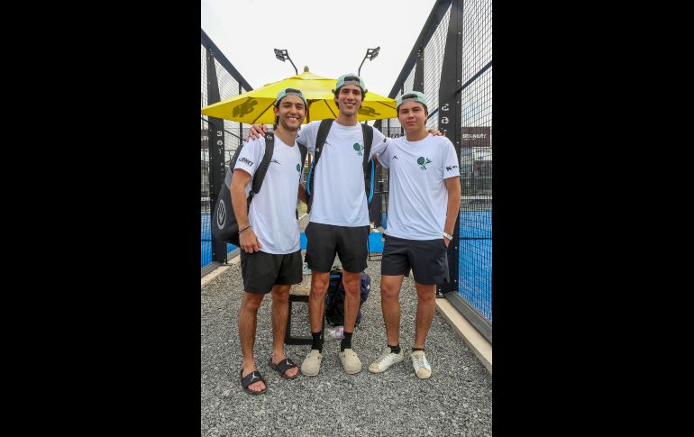 Sebastián Gallegos, Francisco Hernández y Mateo Funoy. GENTE BIEN JALISCO / Revista del 1 de mayo 2026