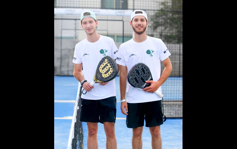 Rodrigo Ruiz y Gael Castro. GENTE BIEN JALISCO / GRAN PADEL TOUR 2026