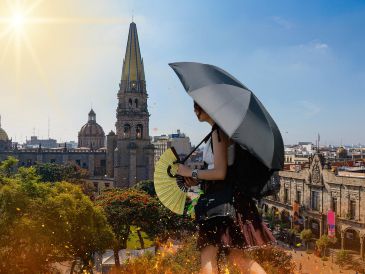 Para Jalisco, la actual onda de calor mantendrá temperaturas cercanas a los 35 °C a 37 °C durante los próximos dos días. ESPECIAL / CANVA y EL INFORMADOR